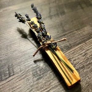 Palo Santo + Lavendar Smudge Stick | Cleanse Your Home | Wedding Favors | Home Cleansing Kit