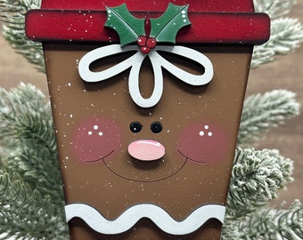 Gingerbread gift card holder ornament