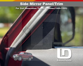Toyota 4Runner Interior Door Mirror Trim Covers | 2nd Gen 1990-1995 | Set of Two