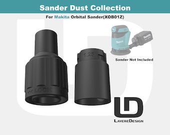 Makita 18V LXT Sander Vacuum Adapter | Orbital Sander Dust Collection | XSS02Z