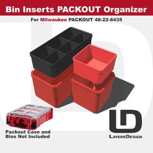 Milwaukee PACKOUT Organizer 48-22-8435 Inserts | Custom Tool Storage