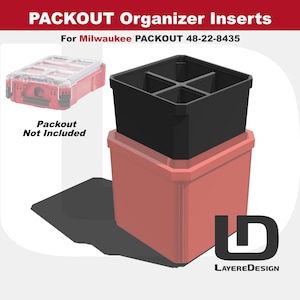 PACKOUT-inzetbakken (enkel) | Milwaukee PACKOUT compacte opberger 48-22-8435
