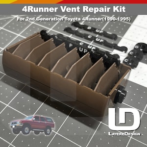 AC Vent Register Repair Kit | Toyota 4Runner/Hilux Surf(1990-1995)