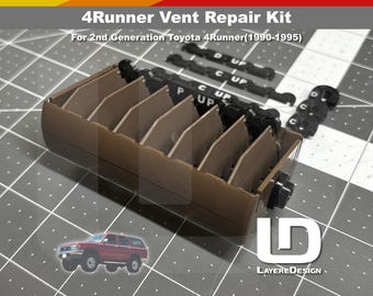 Toyota 4Runner AC Vent Repair Kit | 2nd Gen 1990-1995 | Hilux Surf Compatible