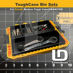 ToughCase Bin Sets | DEWALT Medium Organizer DWAN2190