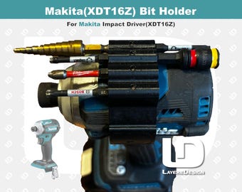 Makita 18V LXT Impact Driver Bit Holder | Holds 8 Bits | XDT16Z