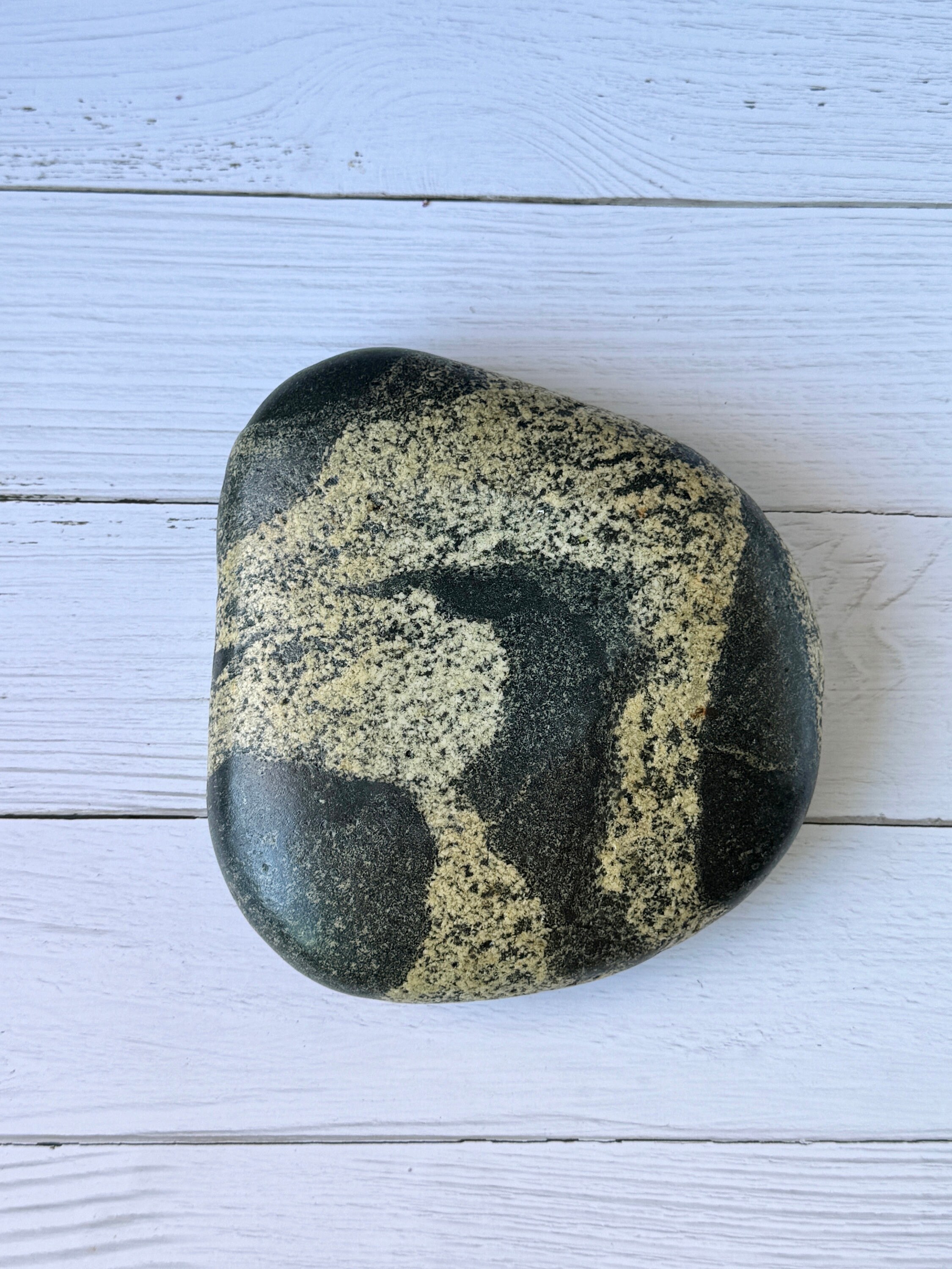 Mystic Mosaic Handcrafted Natural Stone Bowl Riverstone Serving Tray