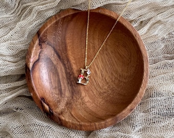 Cottage core initial necklace | bookish jewlery gold necklace bookish readers charm necklace