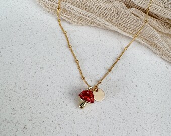Cozy fantasy Initial Necklace