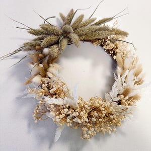 dried floral wreath