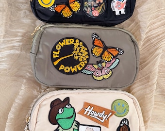 patch crossbody bag