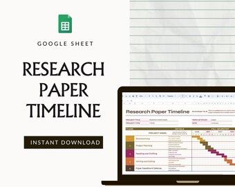 Research Paper/Thesis Progress Tracker and Planner