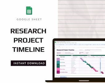 Research Project/Dissertation Progress Tracker and Planner
