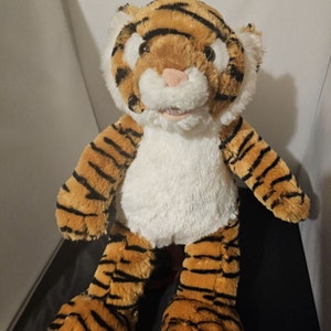 TIGER retired BUILD A BEAR workshop babw bab zoo safari plush 11"