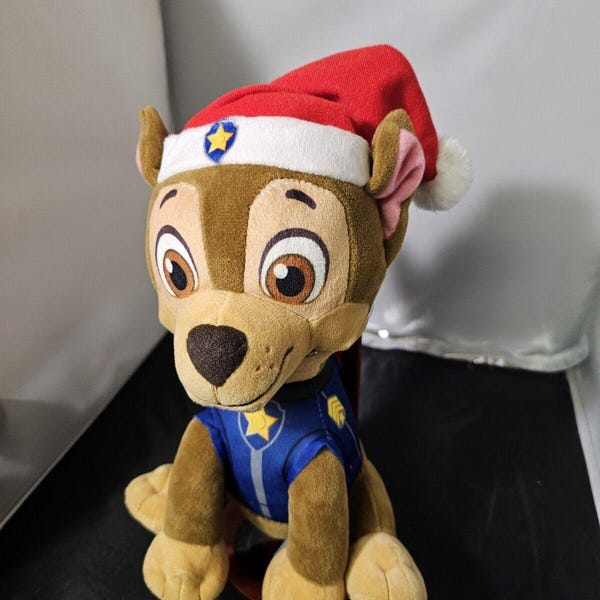 Kohls Cares Paw Patrol Chase Plush 10" Nickelodeon Holiday Helpers Santa 423