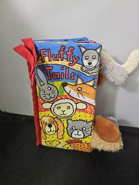 Buy Jellycat fluffy Tails Soft Book Animals Sensory Developmental Crinkle Q1 Online in India Etsy