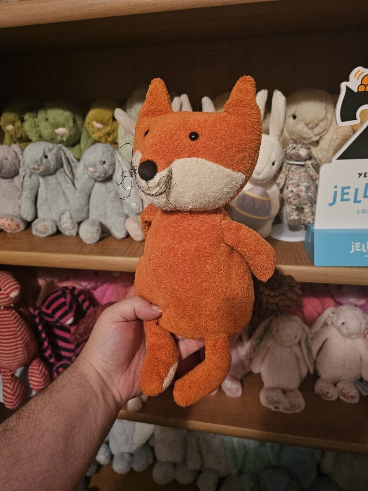 Jellycat London Woodland Fox Plush 12 Orange Stuffed Animal Noodle Fluffy Tail Etsy