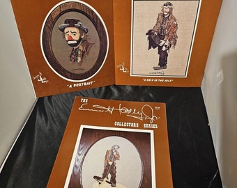 Emmett Kelly, Jr. Kreuzstichmuster-Broschüren, Lot von 5 M014