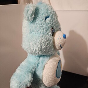 2015 Bisounours bleu clair en peluche en peluche de 33 cm 13 po. bleu clair Q1 image 5