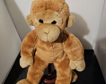 Ty Beanie Buddy BONGO Monkey Brown Plush 1998 Retired Stuffed Animal No Tag