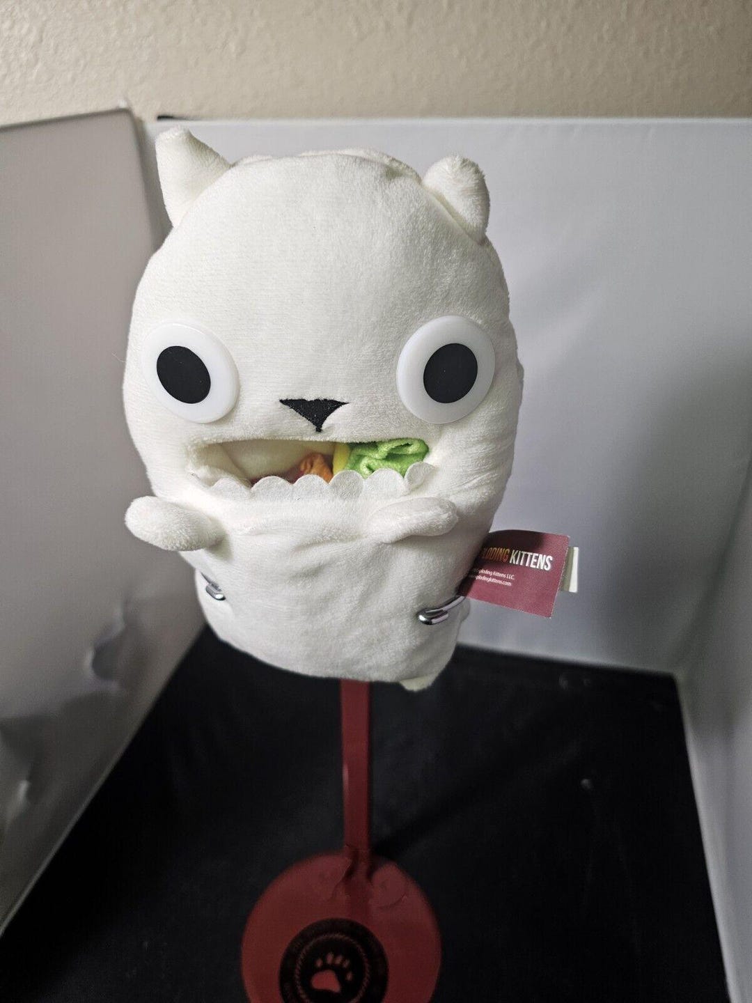 Exploding Kittens Rainbow Ralphing Cat Plush Stuffed Animal Toy White Cat 6 Etsy