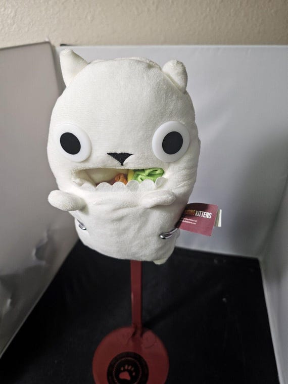 Exploding Kittens Rainbow Ralphing Cat Plush Stuffed Animal Toy White Cat 6 Etsy Sweden