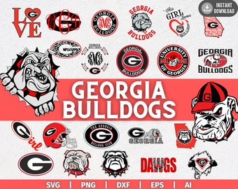 Bulldogs de Georgia, bulldogs de Georgia svg, bulldogs de Georgia png, sudadera de bulldogs de Georgia, bricolaje, camisa de bulldogs de Georgia, descarga instantánea