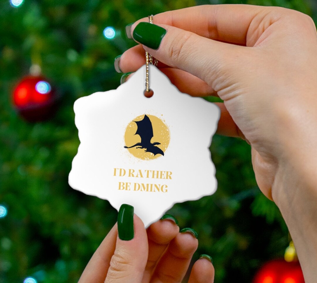Dnd Christmas Ornament Gamer Ornament Dungeons and Dragons Ornament