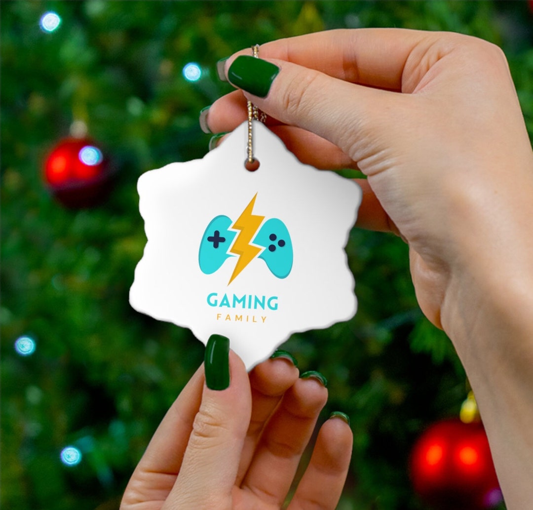 Gaming Family Christmas Ornament Gamer Ornament Video Game Ornament