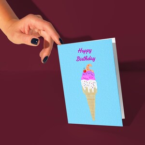 13e anniversaire-10e anniversaire cadeau-16e anniversaire, 21e anniversaire, 18e anniversaire, papeterie mignonne, carte postale esthétique, jolie carte postale, carte
