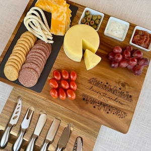 Personalized Charcuterie Board Set Cheese Board And Knife Set Realtor Closing Gift Custom Charcuterie Board Christmas Wedding Gift