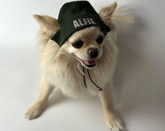 Personalized Dog Beanie – Custom Name Winter Hat for Pets