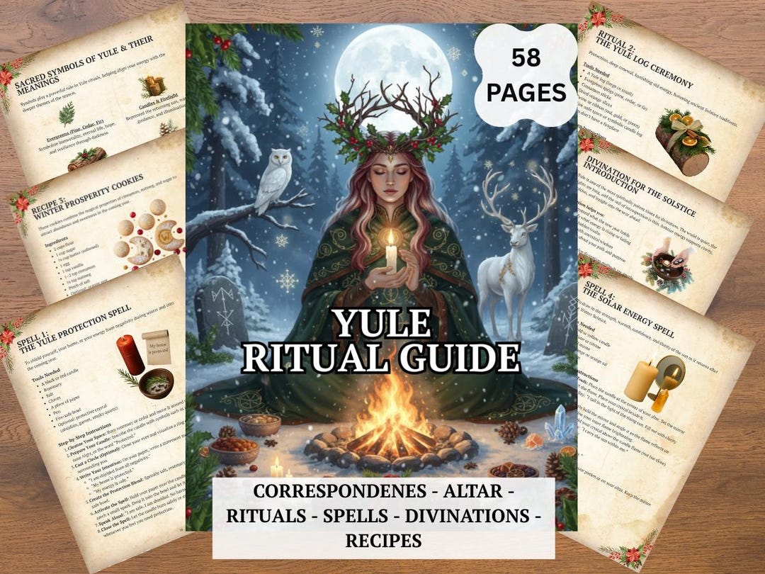 Yule Sabbat Ritual Guide: Wicca Winter Solstice Spells, Rituals ...