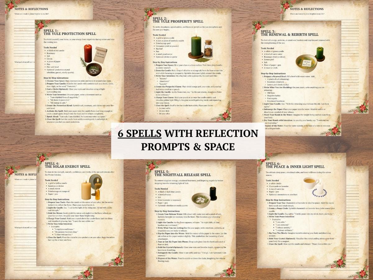 Yule Sabbat Ritual Guide: Wicca Winter Solstice Spells, Rituals ...