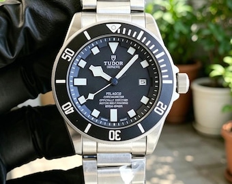 Refurbished PELAGOS Style Automatic Movement Black Dial Men Watch