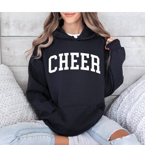 Cheer Sweatshirt, Cheer Coach Gift, Cheer Hoodie, Cheer Shirt for Woman, Gift for teacher, Cheerleader Crewneck, Cheer Mom, Gift for Her