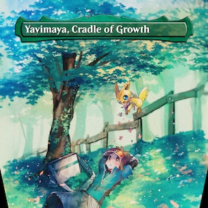 Yavimaya, Berceau de la croissance/Urborg, Tombe de Yaugzebul - Pokémon - Carte proxy de haute qualité - Métallisé/non transparent/Recto-verso