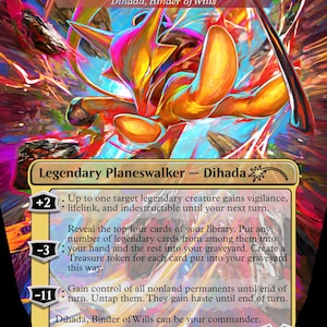 Dihada, le classeur des testaments - Pokémon - Carte proxy de haute qualité - Film métallisé/non métallisé