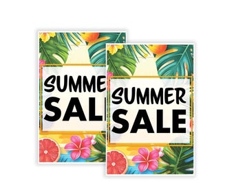 Holiday, Sale A-Frame Sign Inserts. 24" x 36" Coroplast