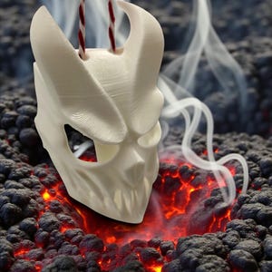 Skull Mask Christmas Tree Ornament 3D Printed  Slaughter to Prevail Inspired Gift