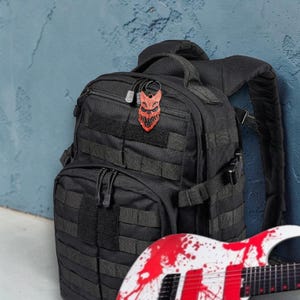 Savage Fan Gear Slaughter to Prevail geïnspireerd schedelmasker fanart sleutelhanger tashanger