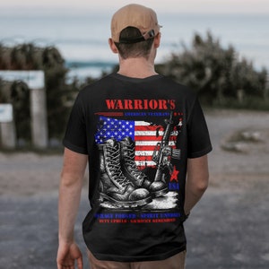 Warrior Veteran Design: American Flag, Boots Graphic (PNG, JPEG)