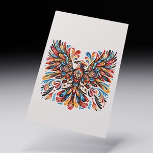 Phoenix clipart-ontwerp: png- en jpeg-bestand inbegrepen. Het is een digitale download, er wordt geen fysiek product verzonden.