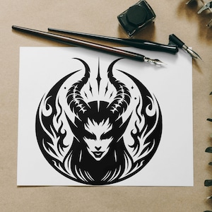 Fabelwesen Band zwei Vektor-Design; SVG-, PNG- und JPEG-Datei enthalten Es handelt sich um einen digitalen Download, es wird kein physisches Produkt versendet.