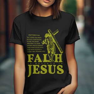 Glaube ist Glaube an Jesus Design; PNG- und JPEG-Datei enthalten Es wird als digitaler Download angeboten; Es wird kein physischer Artikel geliefert.