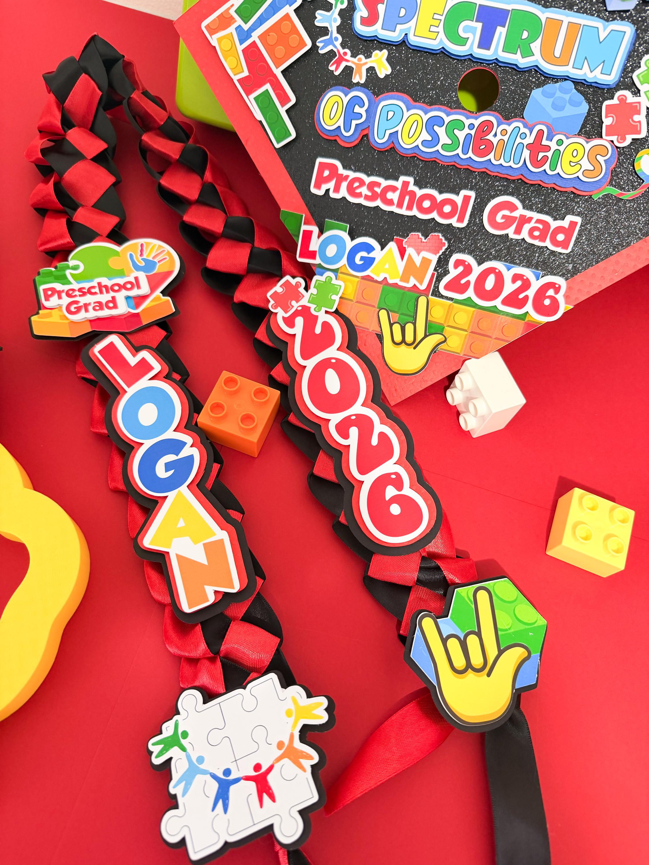 Autism Graduation Cap | Custom Graduation Cap Topper | Autism Awareness ...