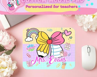 Lehrer Mousepad, individuelles Lehrer Geschenk, personalisiertes Lehrer Komposition Buch, Lehrer Wertschätzung Geschenk, Lehrer Weihnachtsgeschenk