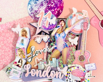 Eras Tour Birthday Cake Topper: Pop Star Party Centerpiece