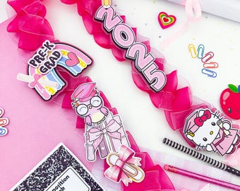 Dekorierte Abschluss Lei, Kinder Abschluss Lei, Kindergarten Abschluss Lei, Kinder Band Lei, Kindergarten Abschluss Geschenk, Pre K Abschluss Lei