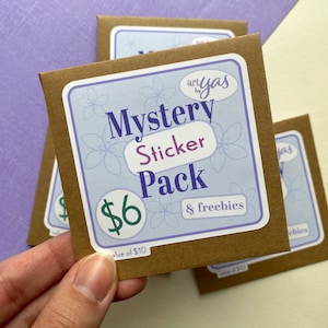 Mystery Sticker Packs